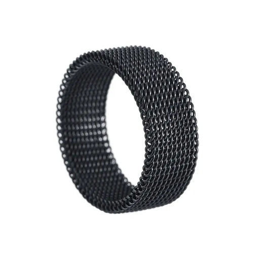 Black Mesh Ring