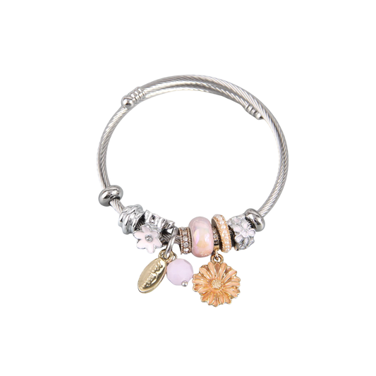 Daisy Charm Bracelet