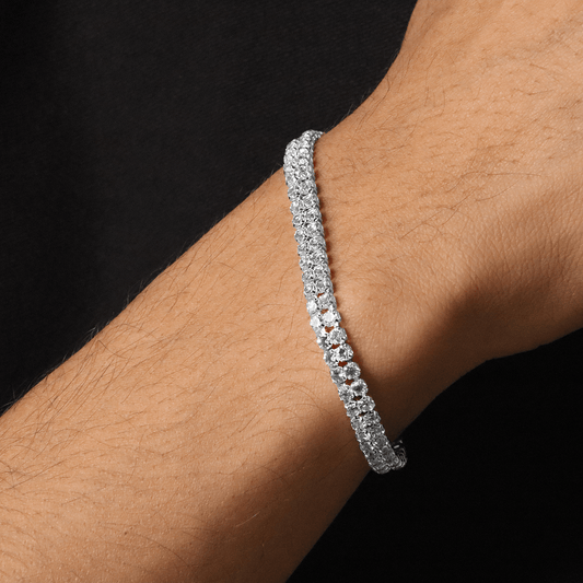 Double Row Tennis Bracelet (1)