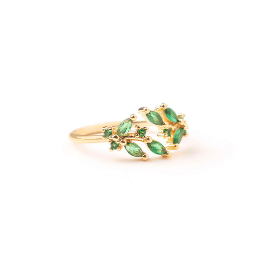 Emerald Vine Ring - 1
