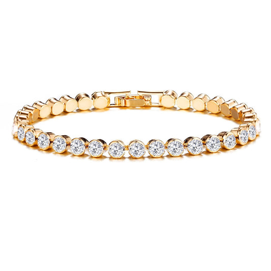 Gold Tennis Bracelet