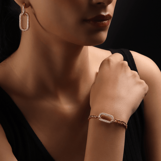 Gold Vienna Bracelet- White 2