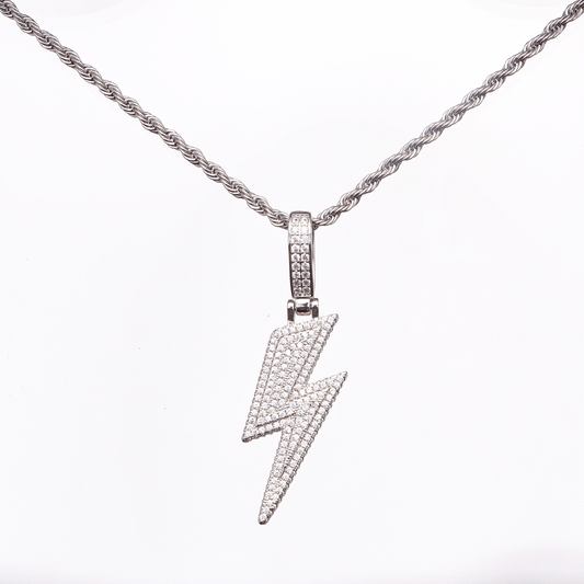 Iced Lightning Pendant