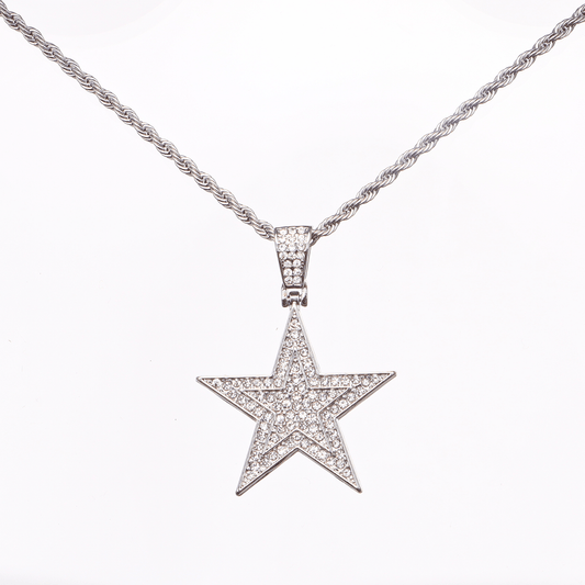 Iced Star Pendant