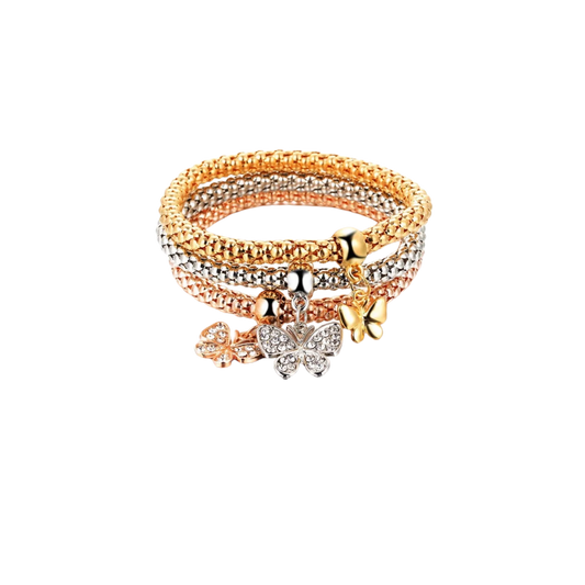 Layered Butterfly Bangle
