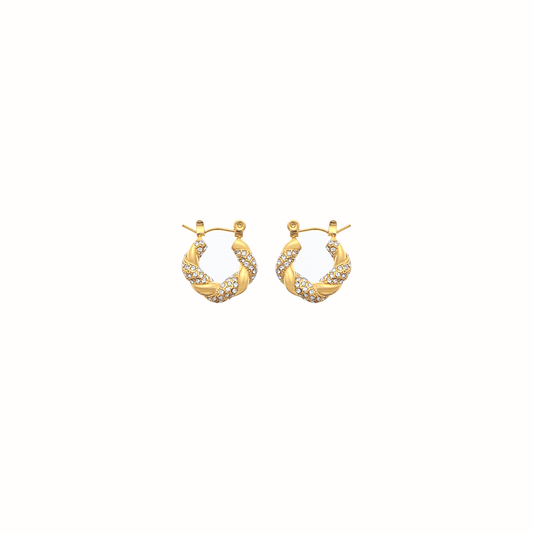 Mini Aurum Twisted Hoops (1)