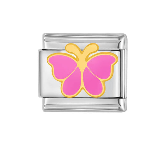 Pink Butterfly Charm