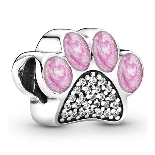 Pink Paw Charm