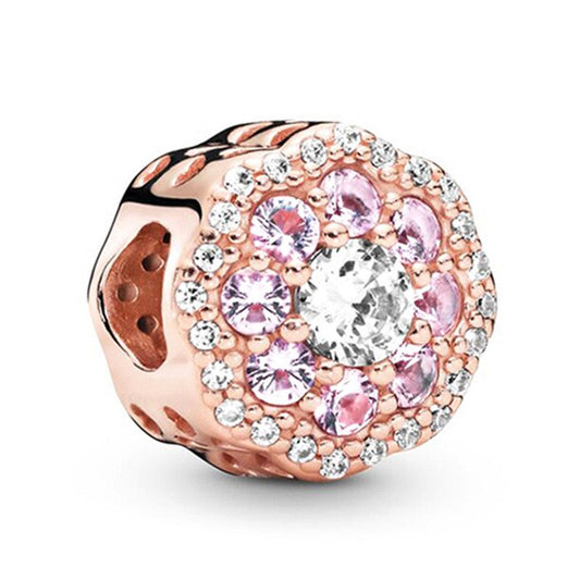 Rose Gold Crystal Charm