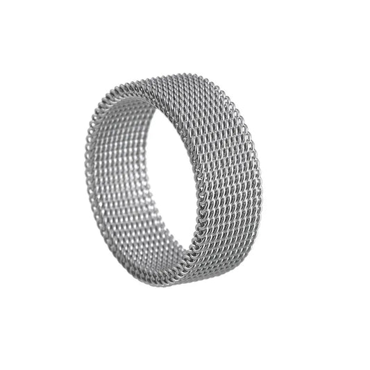 Silver Mesh Ring