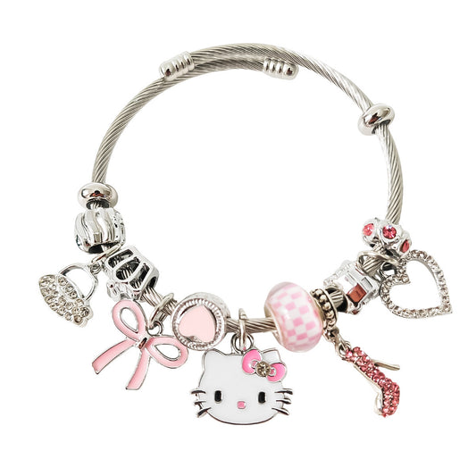 Sparkling Paws Charm Bracelet