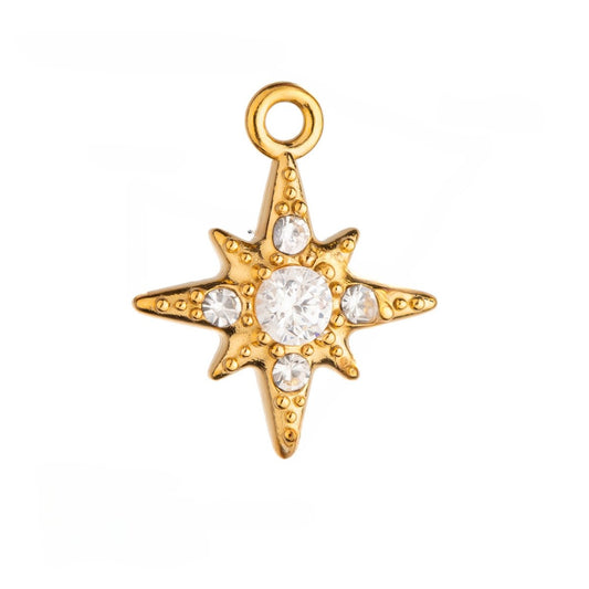 Zircon Star Charm