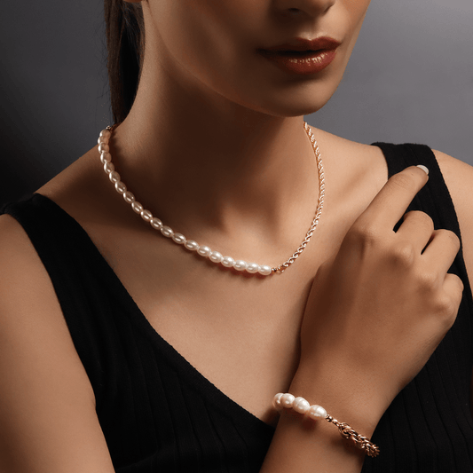 Diana Twisted Pearl Necklace -2