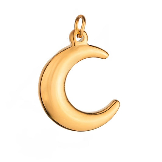 Golden Crescent Charm