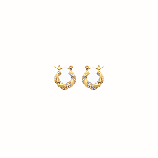 Mini Aurum Twisted Hoops (1)