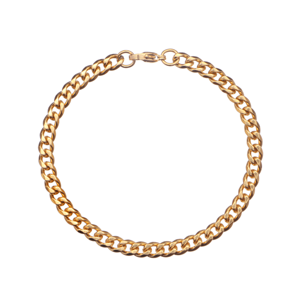 5 MM Cuban Bracelet - Gold