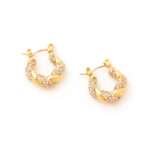 Aurum Twisted Hoops - 1