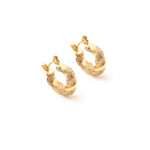 Aurum Twisted Hoops - 3