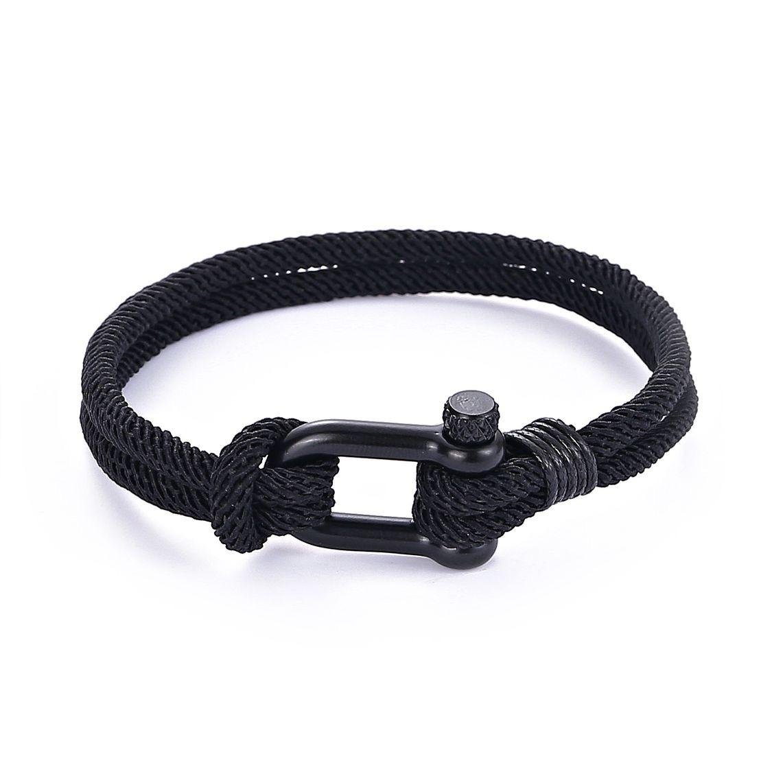 Captain's Knot Bracelet (Black)