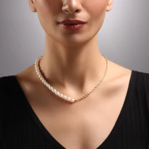 Diana Twisted Pearl Necklace-1