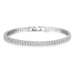 Double Row Tennis Bracelet