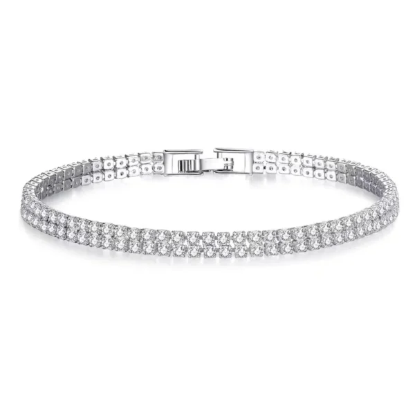 Double Row Tennis Bracelet