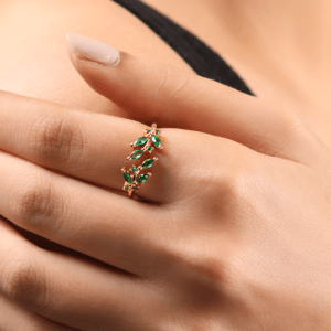 Emerald Vine Ring