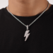 Iced Lightning Pendant