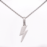 Iced Lightning Pendant