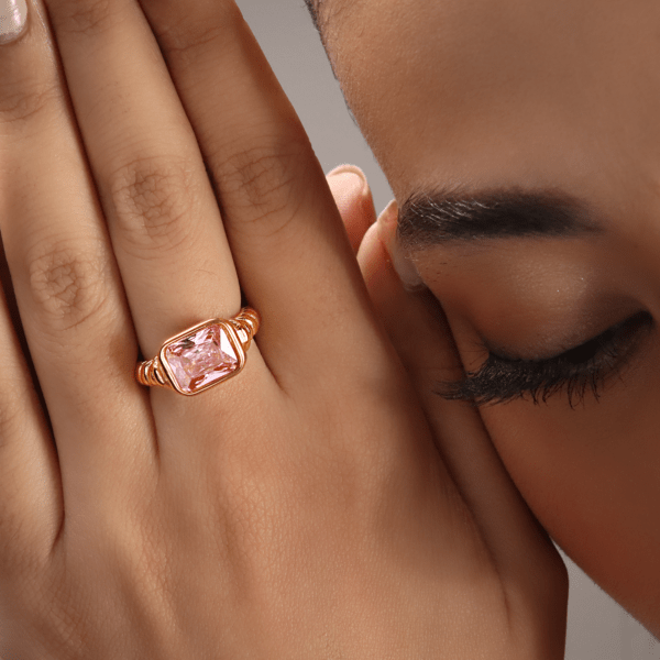 Pink Zephyr Ring