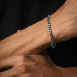 5 MM Cuban Bracelet - Silver (1)