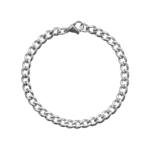 5 MM Cuban Bracelet - Silver