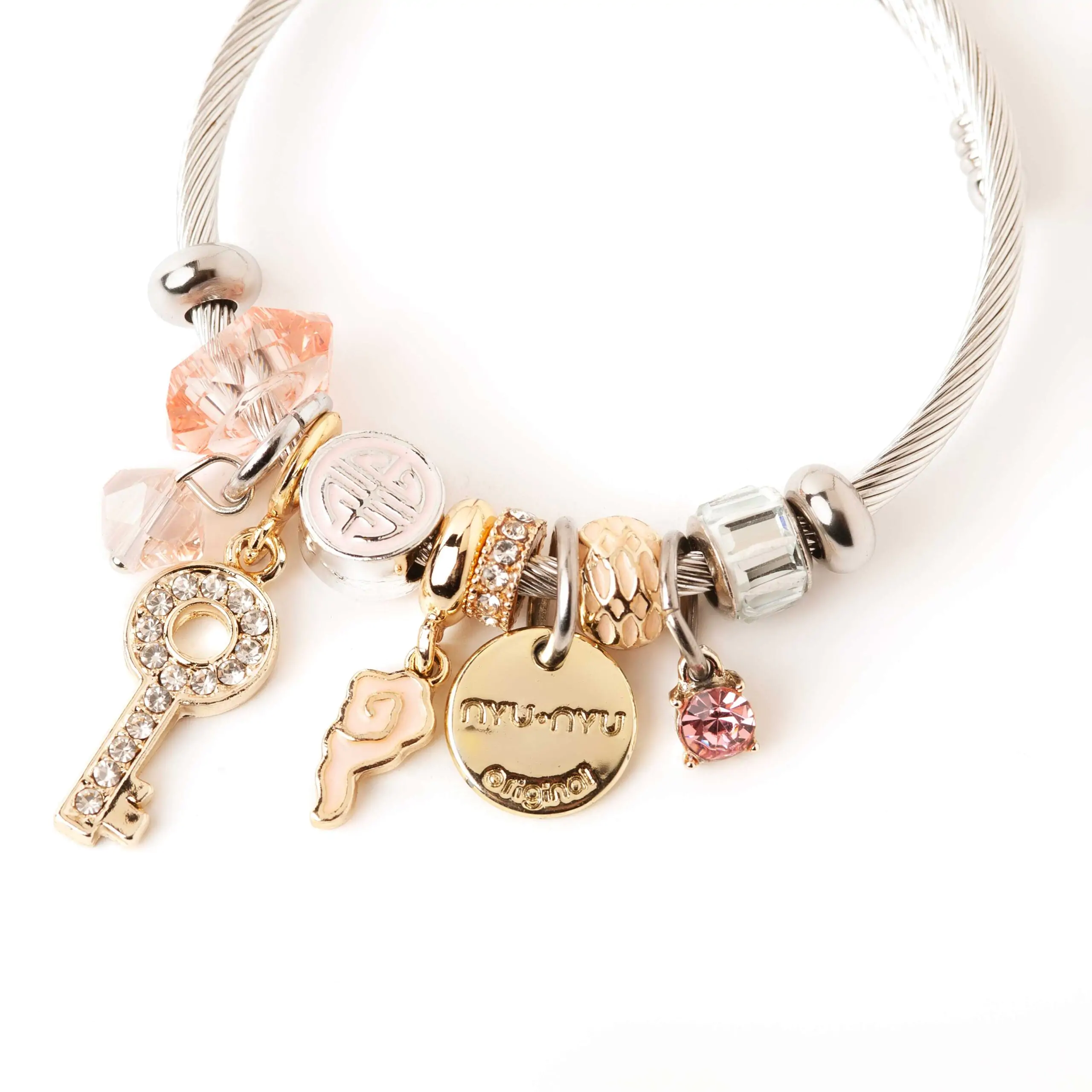 Pink-Rose-Charm-Bracelet-2